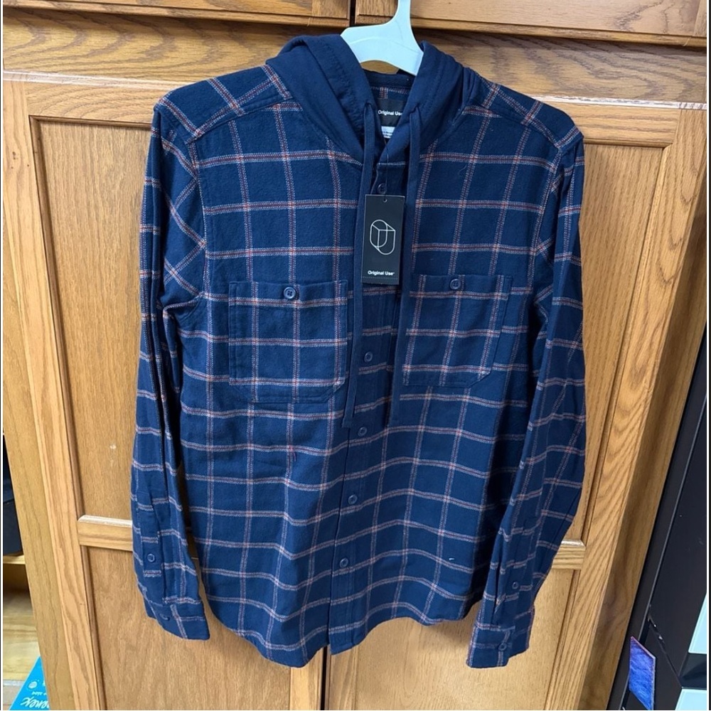 Original Use hooded flannel